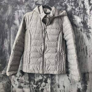 Women's Heather Gray Puffer Jacket